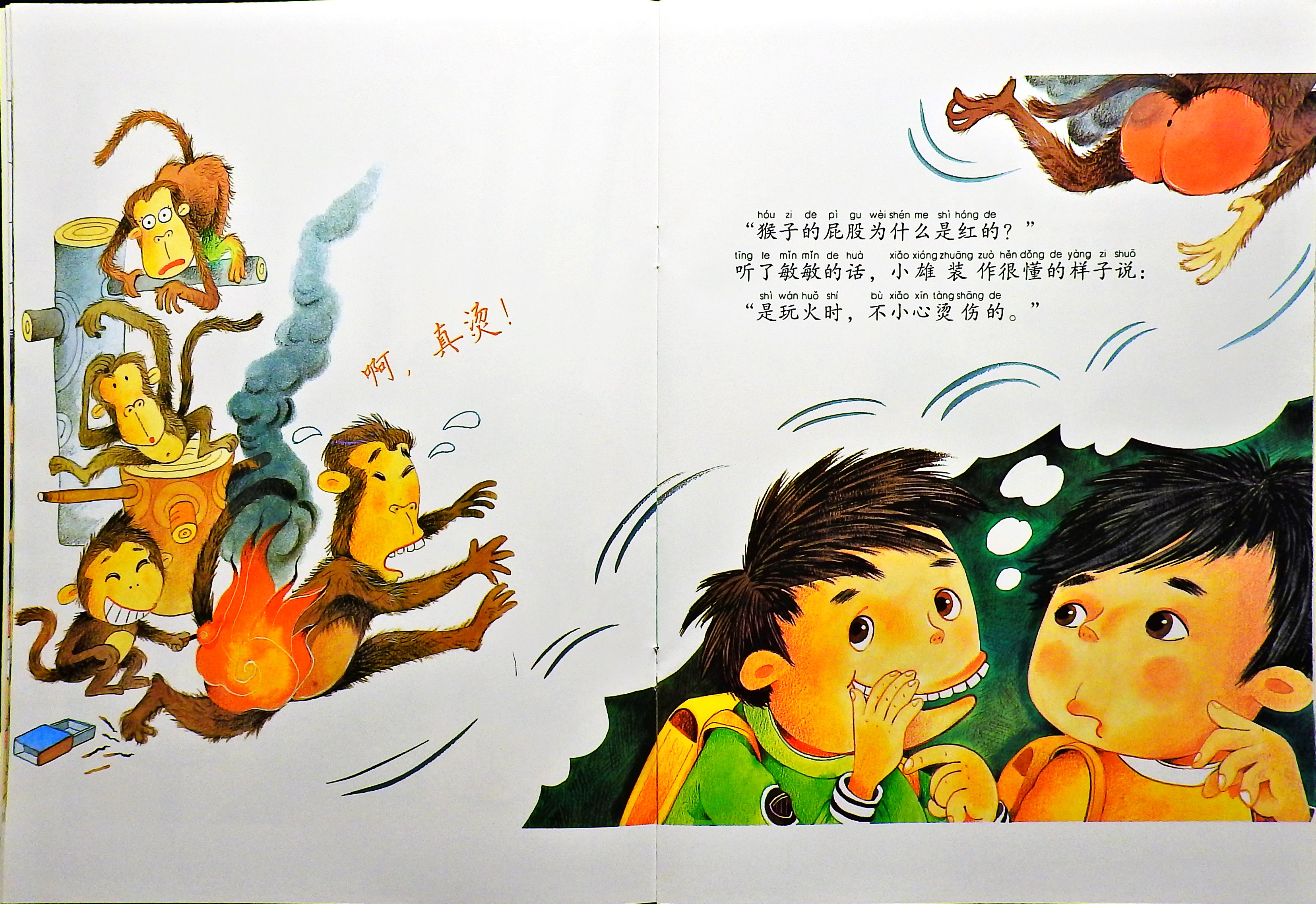 猴子的屁股为什么是红的？ (06),绘本,绘本故事,绘本阅读,故事书,童书,图画书,课外阅读